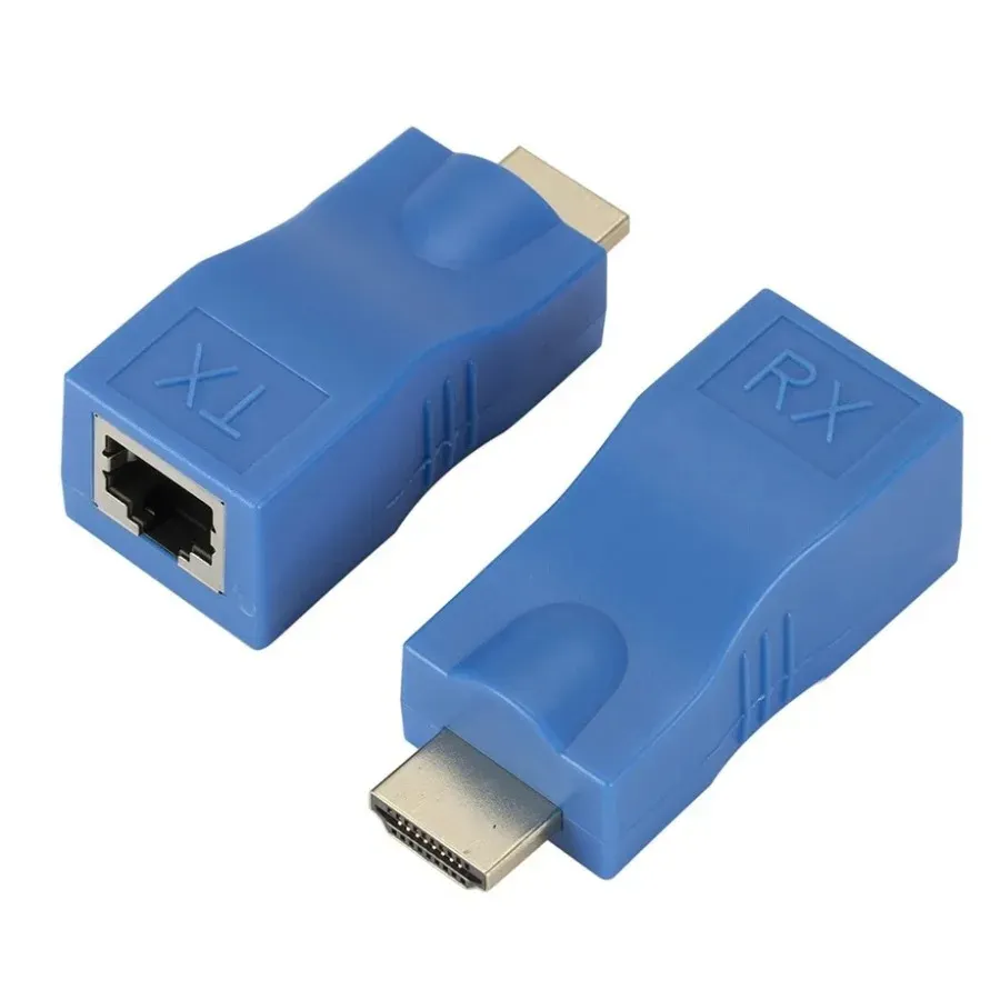 HDMI 4K 1080P Rallonge sur RJ45 CAT5e/6 UTP, 30 m 5