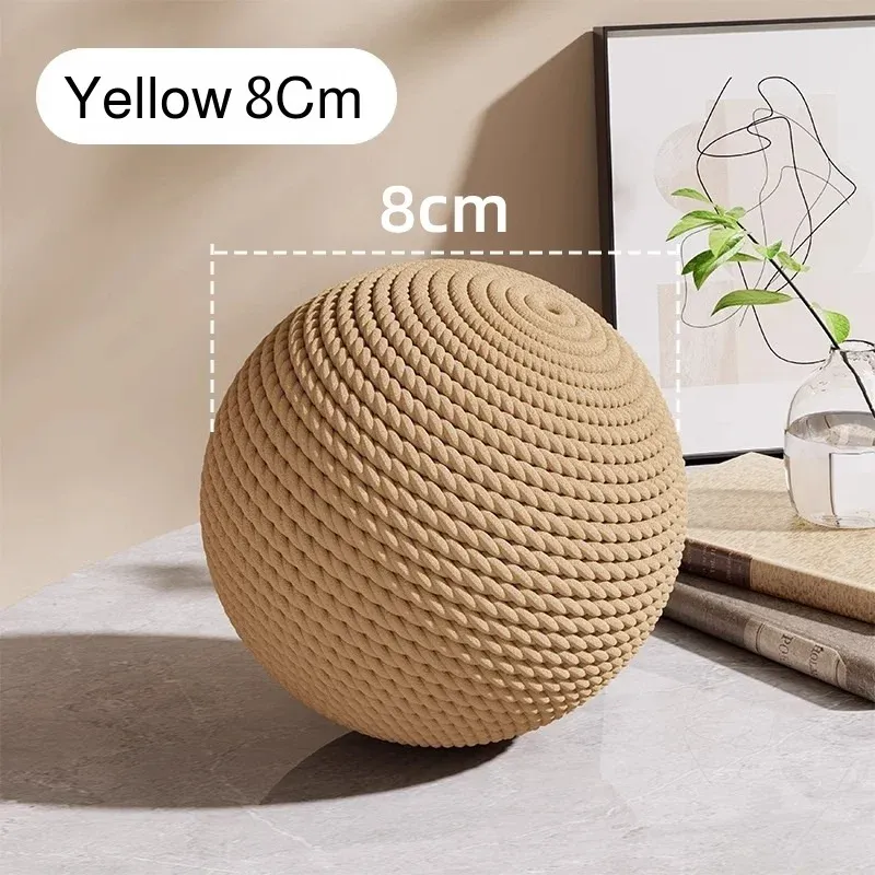 Jouet interactif en sisal pour chat avec balle sonore à gratter 5