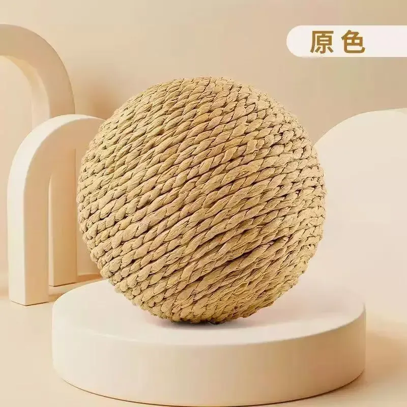 Jouet interactif en sisal pour chat avec balle sonore à gratter 10