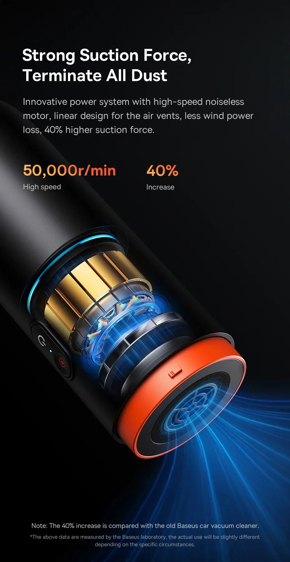 Entretien de l'aspirateur Baseus A2 Pro