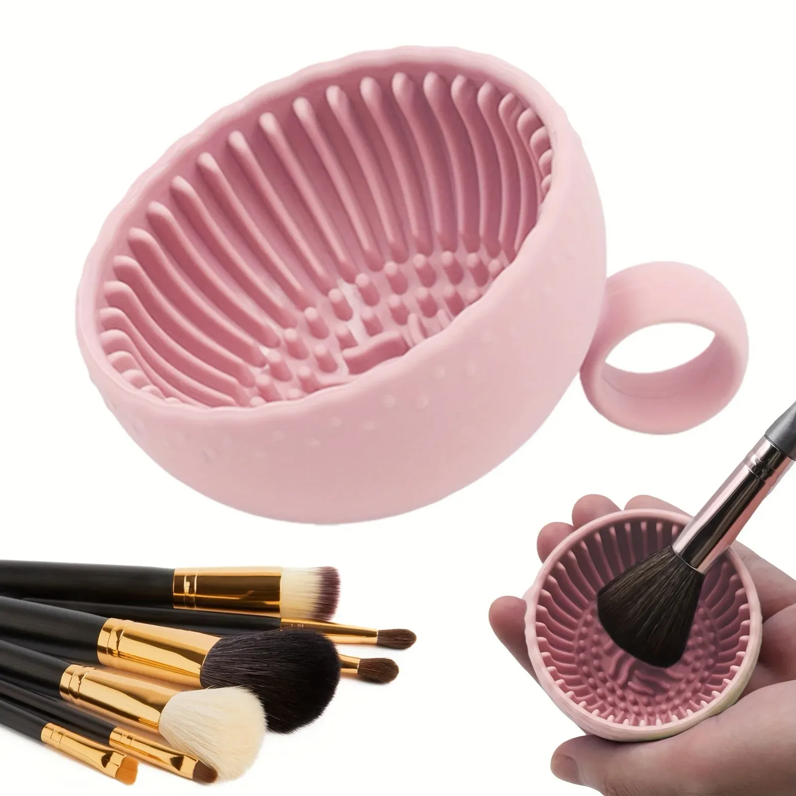 Tapis de nettoyage en silicone pour pinceaux de maquillage