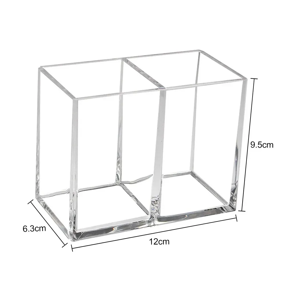 Organisateur de maquillage transparent en acrylique pour rouge à lèvres et pinceaux 17