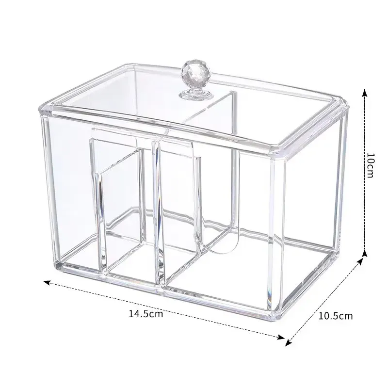 Organisateur de maquillage transparent en acrylique pour rouge à lèvres et pinceaux 19