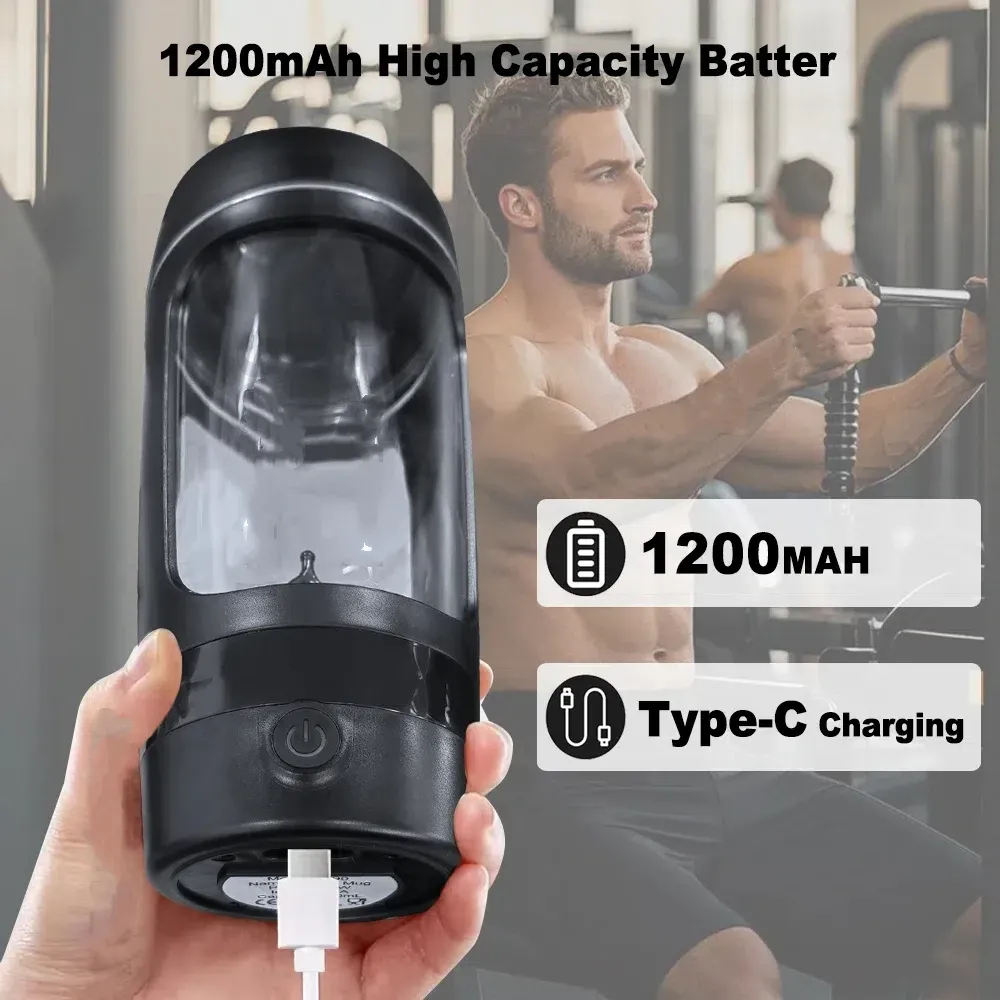 Shaker électrique portable pour protéines en poudre, gobelet mélangeur de voyage 5