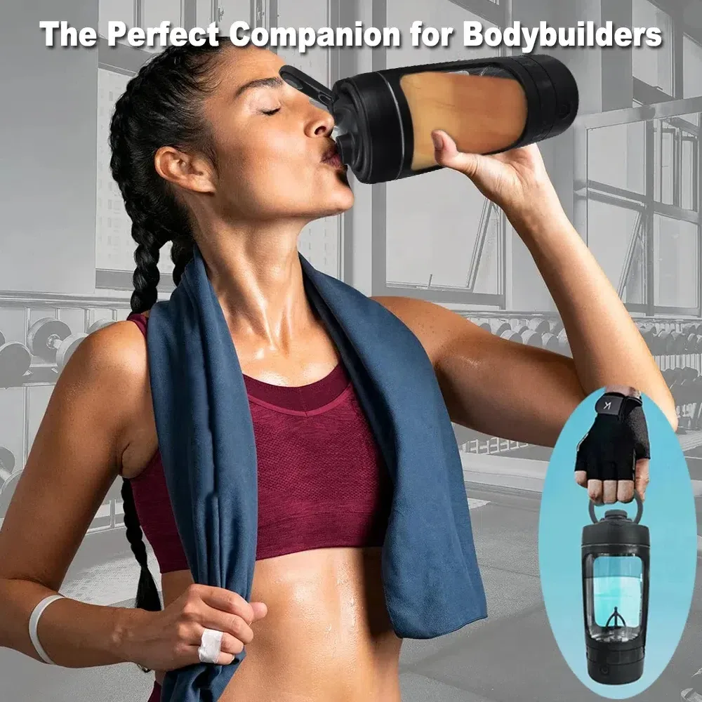 Shaker électrique portable pour protéines en poudre, gobelet mélangeur de voyage 6