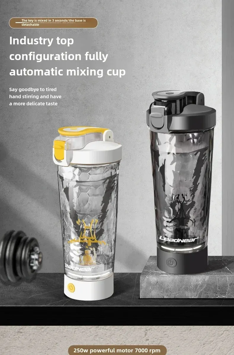 Shaker électrique en utilisation au quotidien