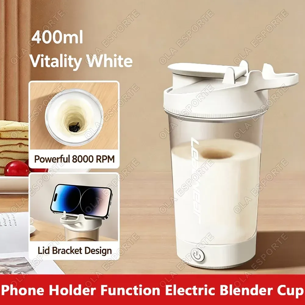 Shaker électrique portable pour protéines en poudre, gobelet mélangeur de voyage 8