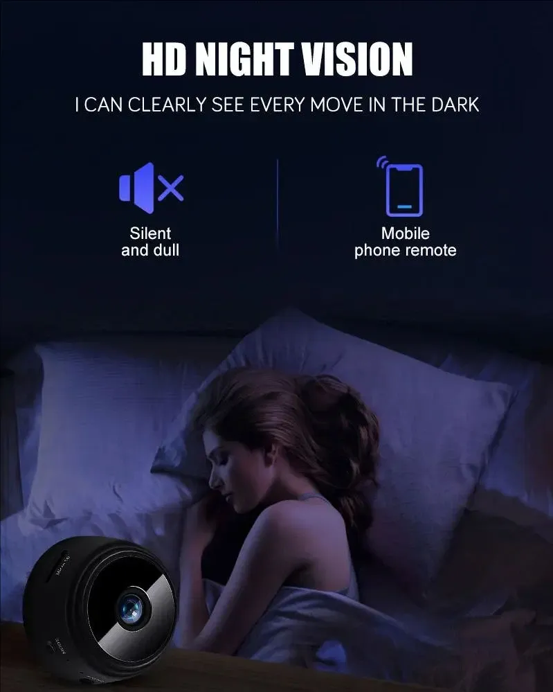 Caméra de surveillance Wi-Fi intérieure HD 1080P avec audio 6