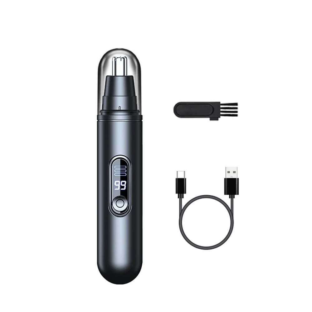 Tondeuse à poils de nez pour homme, rechargeable par USB, pour le nez, les sourcils et les oreilles, mini tondeuse électrique indolore 8