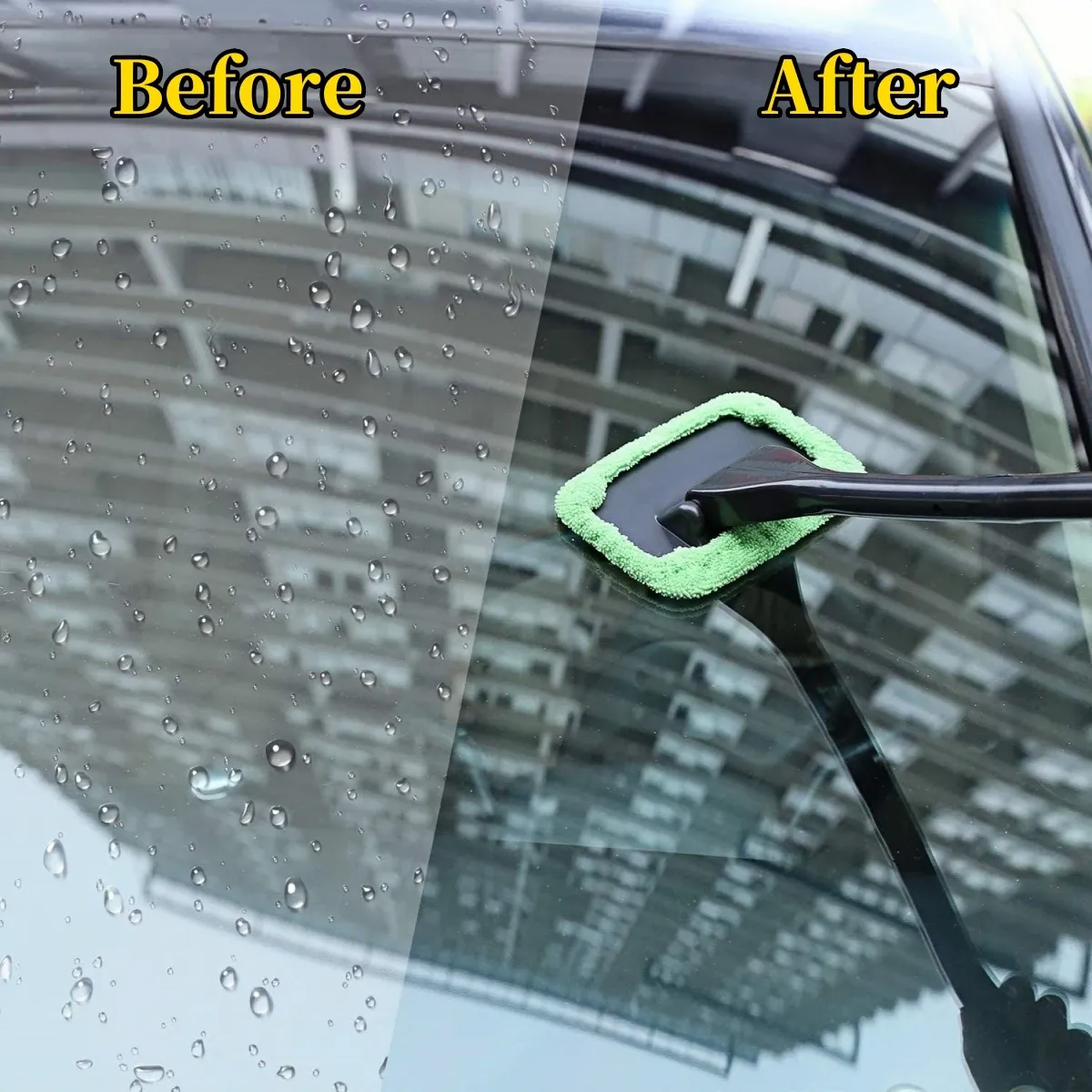 Nettoyeur de pare-brise automatique réutilisable pour intérieur de voiture 4