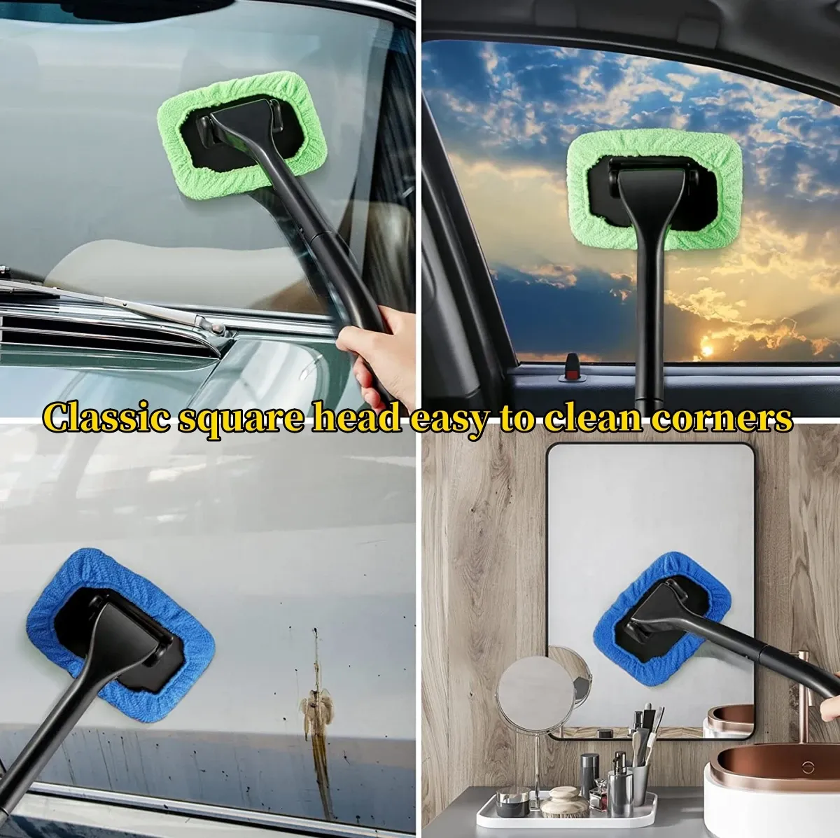 Nettoyeur de pare-brise automatique réutilisable pour intérieur de voiture 5