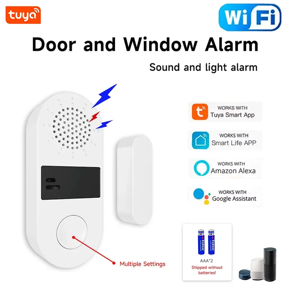 Capteur de porte intelligent Tuya Wi-Fi