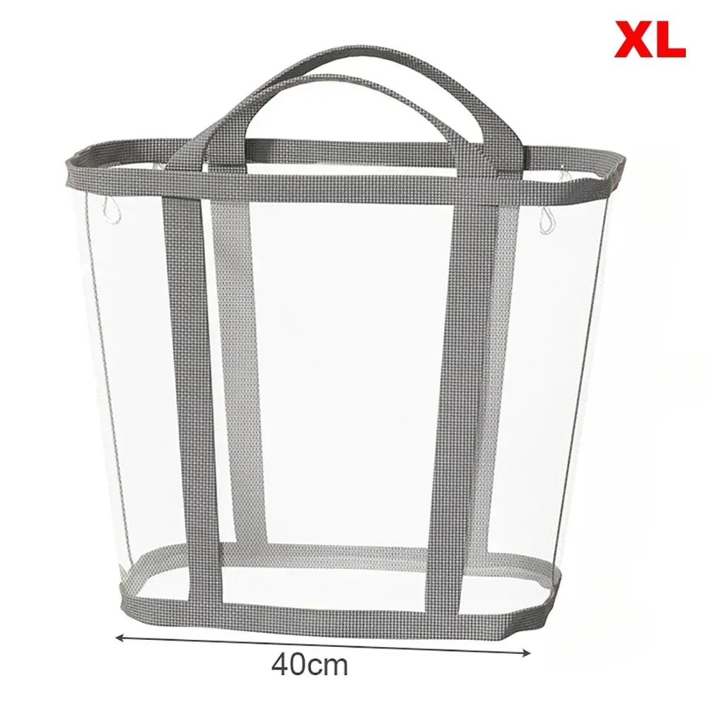Panier à linge pliable en maille, portable, pour chaussettes et sous-vêtements, idéal pour dortoir et maison 7