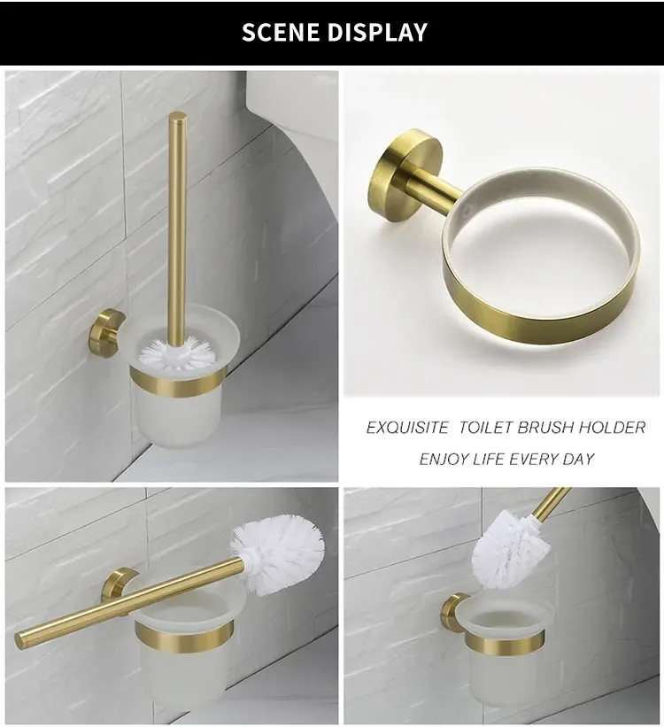 Porte-brosse de toilette dans une salle de bain moderne