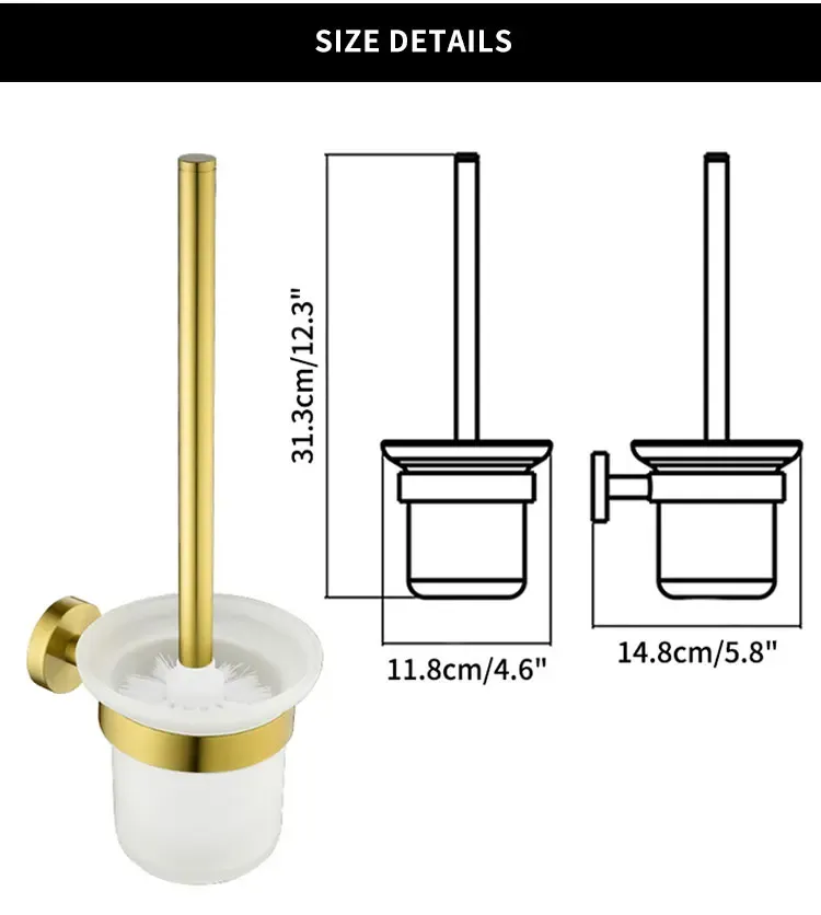 Finitions disponibles du porte-brosse de toilette
