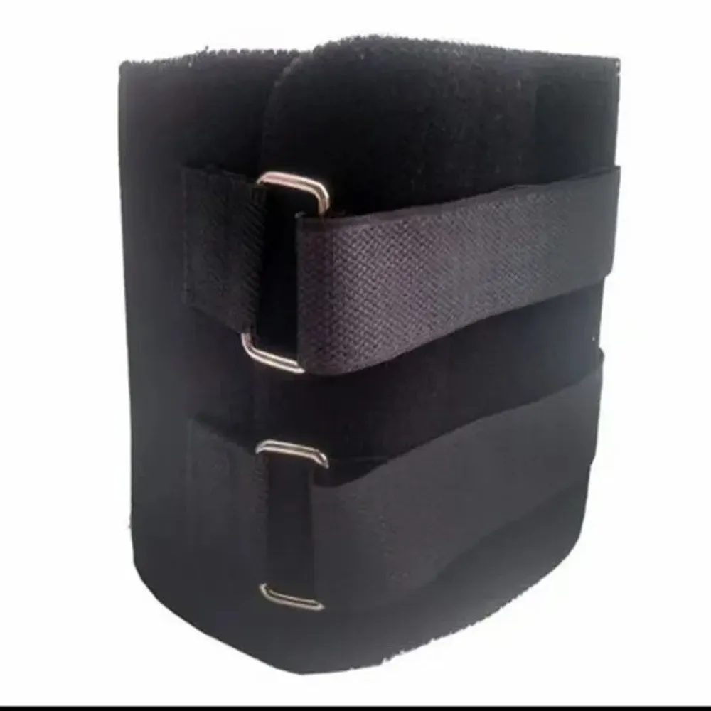Bande de correction pour les jambes, mise en situation