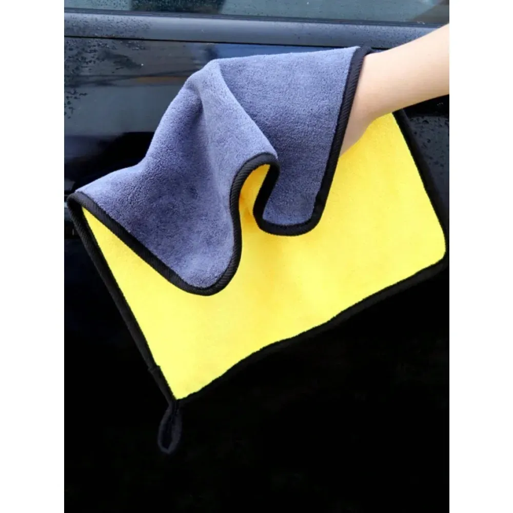 Serviettes de nettoyage en microfibre, finition