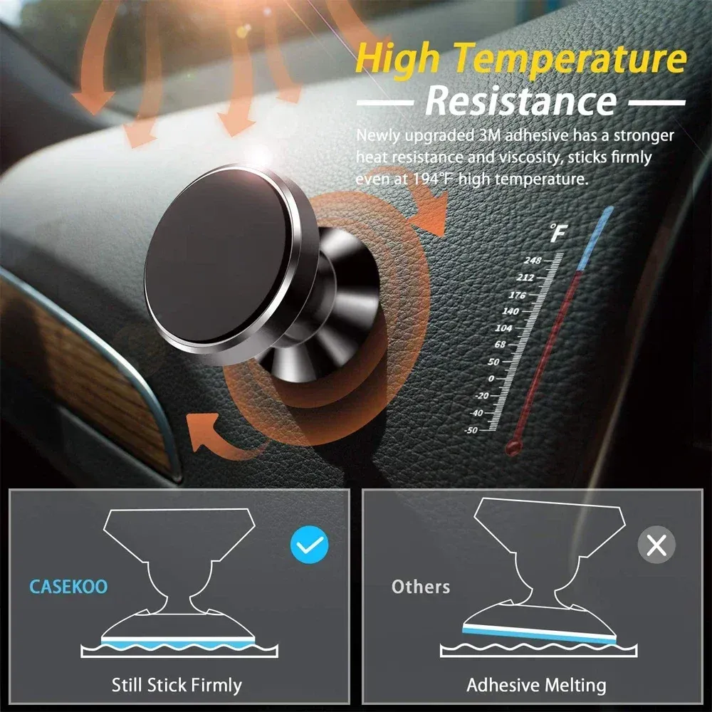 Support magnétique de téléphone pour voiture, support GPS pour iPhone 14, 13, 12 Pro, Xiaomi, Huawei, Samsung, OnePlus 5