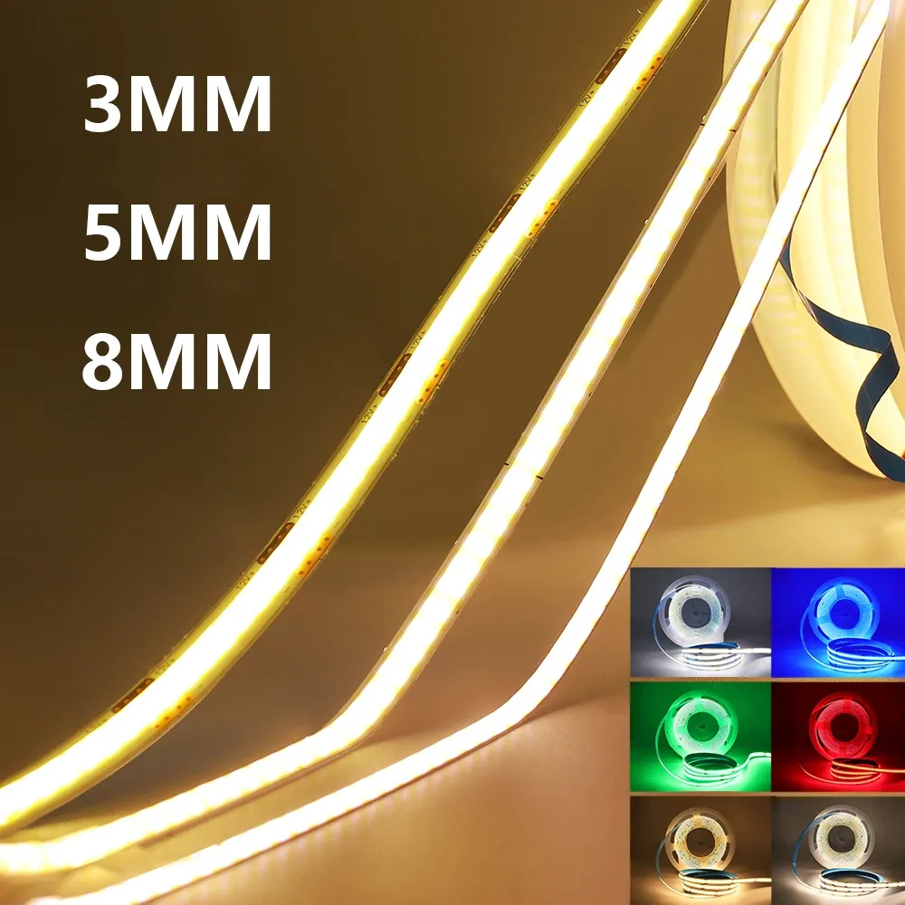 Bande lumineuse LED COB en ambiance
