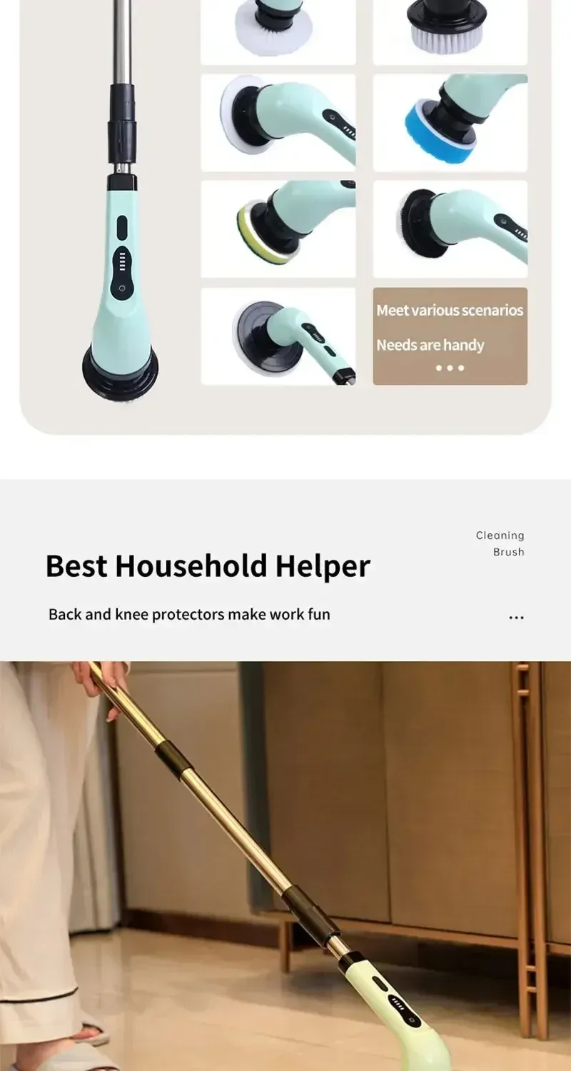 Détail de la tête de nettoyage rotative