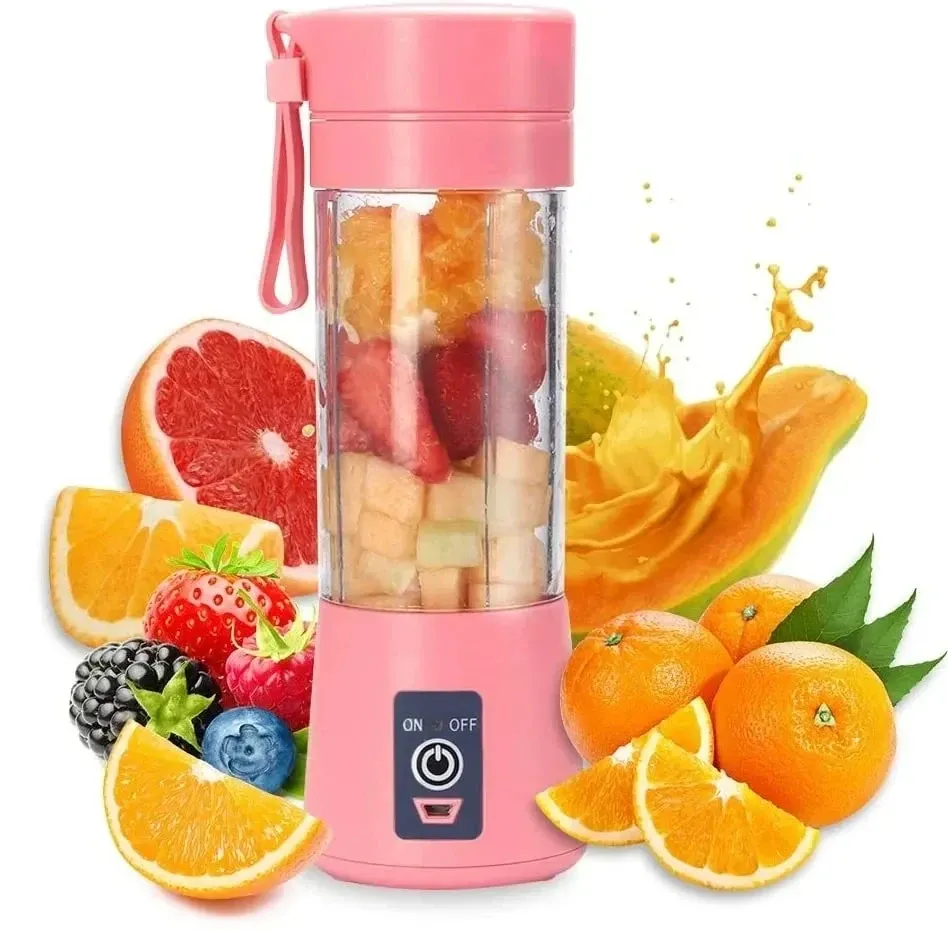 Mélangeur électrique portable JU479 avec mini bouteille, idéal pour milkshakes et fruits 5