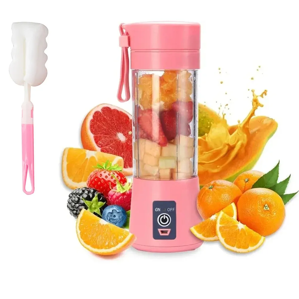 Mélangeur électrique portable JU479 avec mini bouteille, idéal pour milkshakes et fruits 7