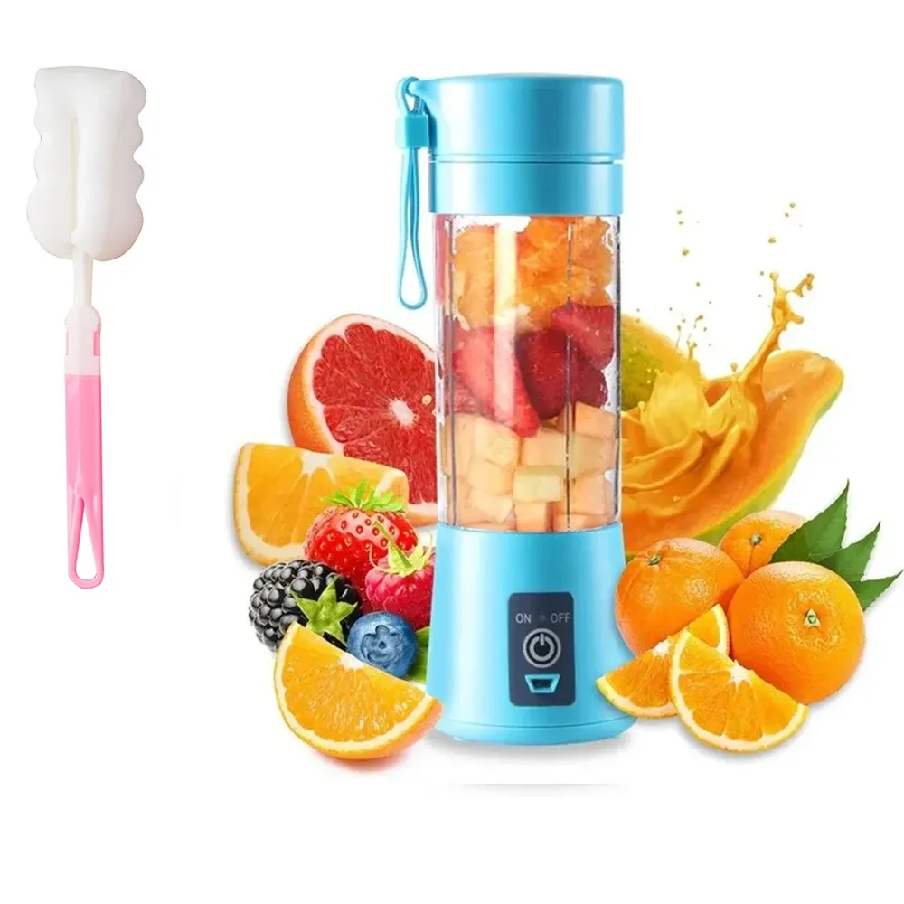 Mélangeur électrique portable JU479 avec mini bouteille, idéal pour milkshakes et fruits 14