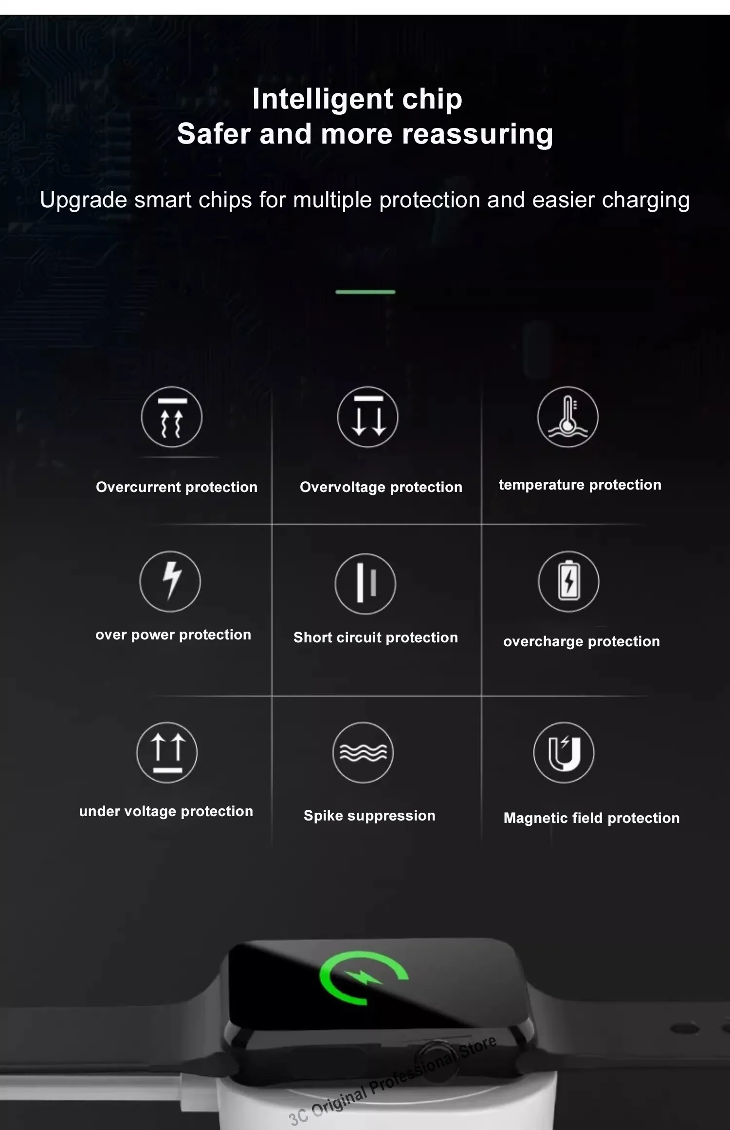 Chargeur magnétique sans fil, lifestyle