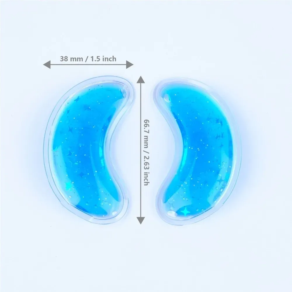 Masque oculaire en gel réutilisable chaud et froid pour la fatigue, les gonflements et les cernes 6