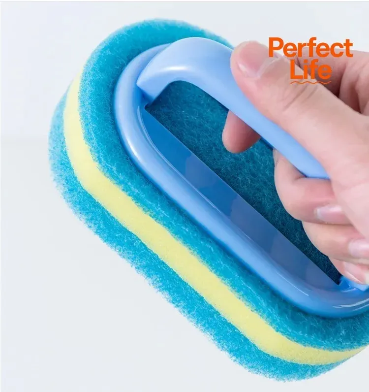 Brosse de nettoyage de cuisine avec manche ergonomique