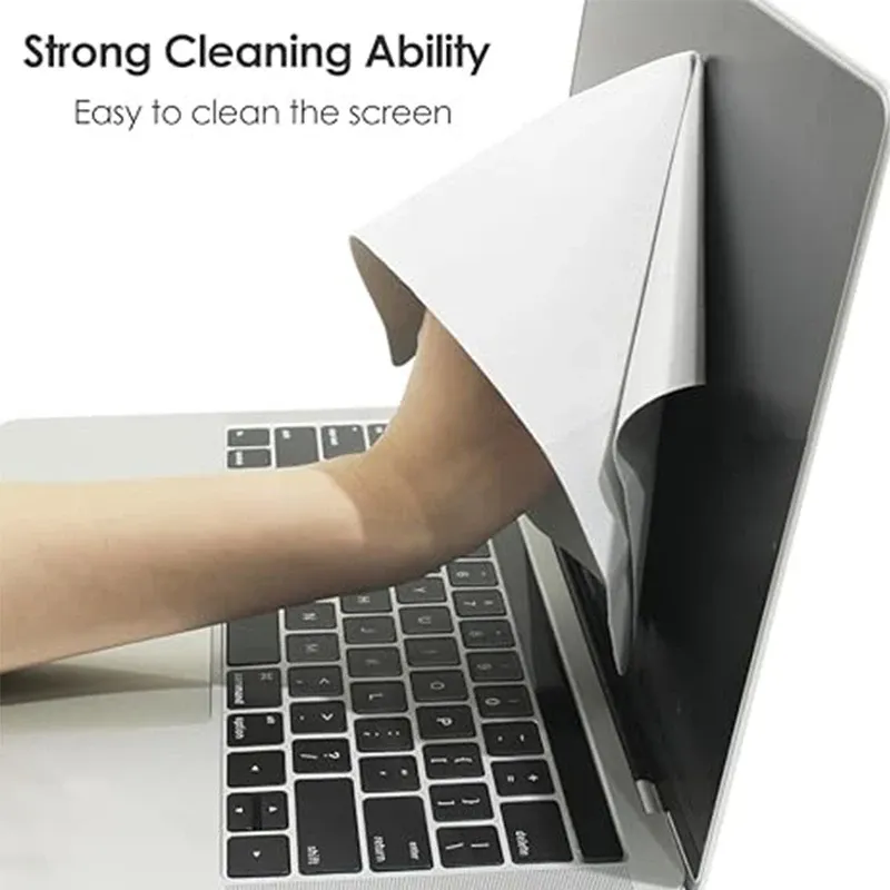 Chiffon de nettoyage pour clavier MacBook, utilisation sur ordinateur portable