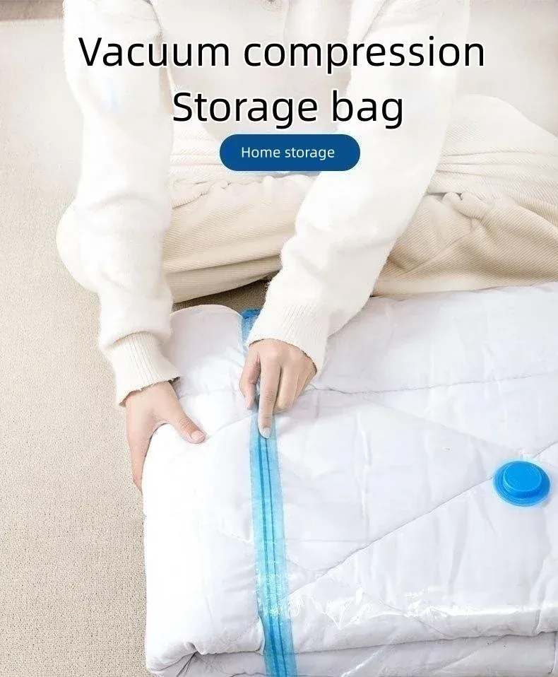 Sac de rangement sous vide en situation