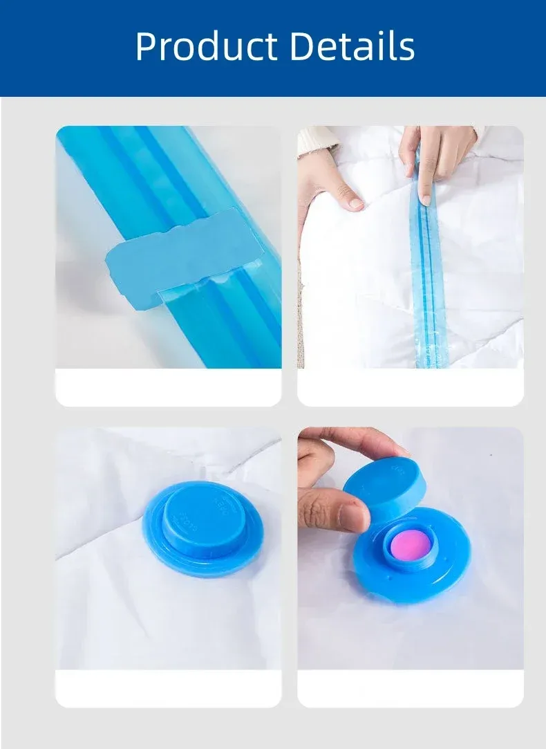 Rangement de literie sous vide