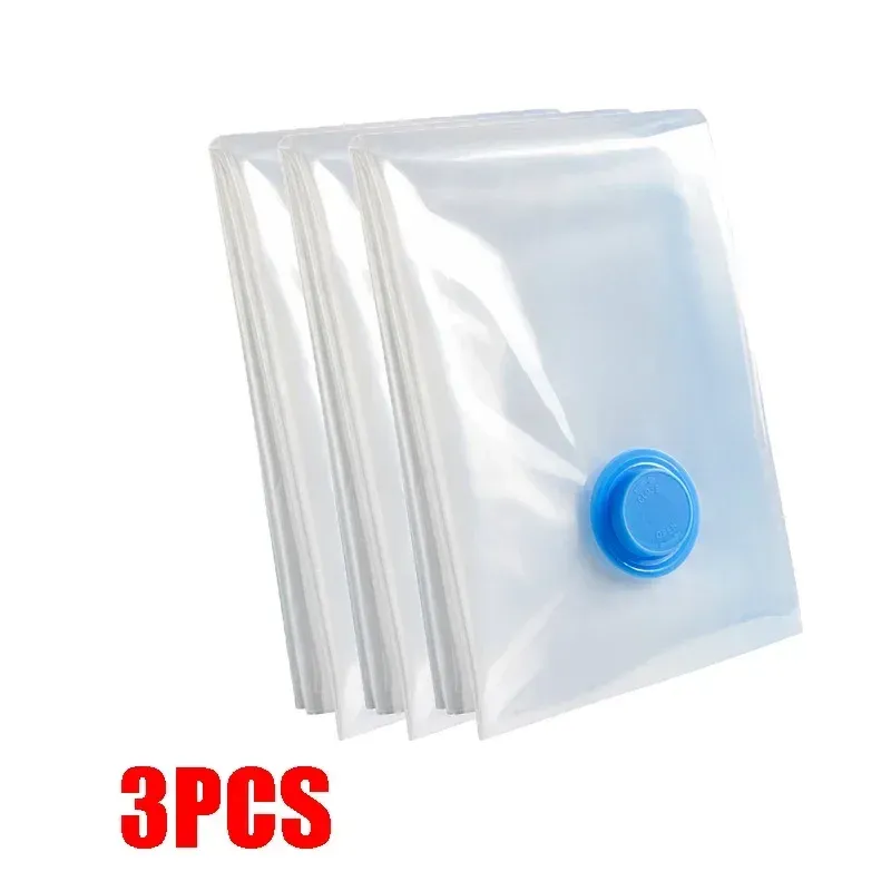 Sacs de rangement sous vide avec pompe à main pour vêtements, couvertures et literie 12