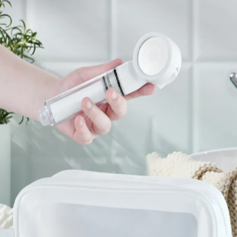 Pommeau de douche portable pressurisé avec filtre à eau, vue d'ensemble