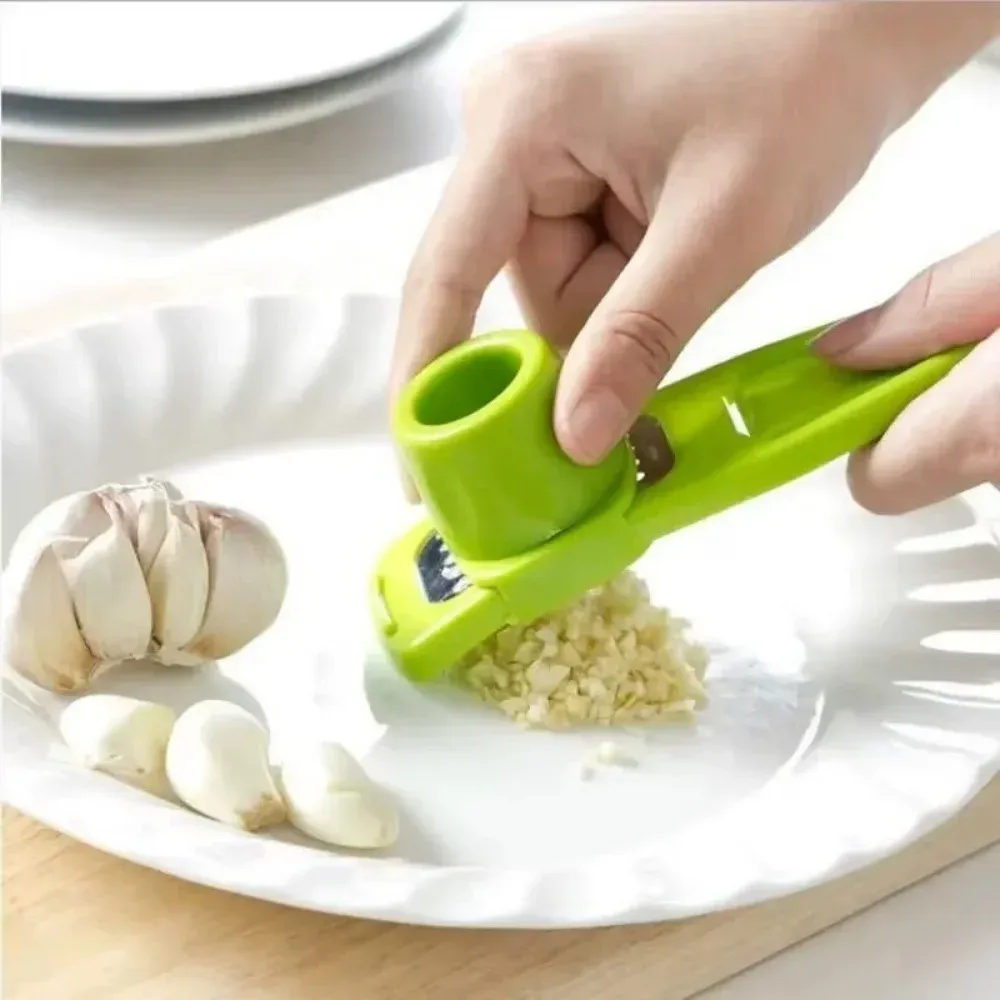 Mini hachoir à ail portable, éplucheur d'ail, presse-ail multifonction, râpe manuelle pour gingembre, ustensiles de cuisine 3