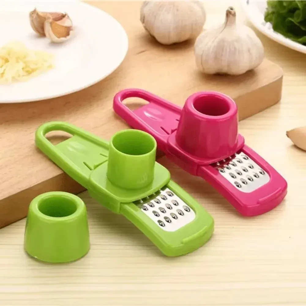 Mini hachoir à ail portable, éplucheur d'ail, presse-ail multifonction, râpe manuelle pour gingembre, ustensiles de cuisine 2