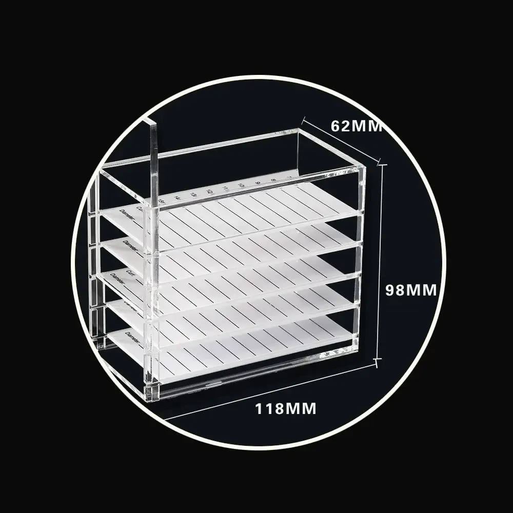 Boîte de rangement pour extensions de cils, présentation finale