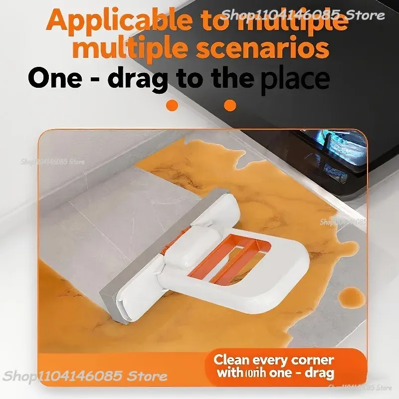 Mini éponge balai, balai de lavage mains libres, mini balai super absorbant et portable pour le nettoyage du sol de bureau, de la salle de bain, de la cuisine et des vitres de voiture 4