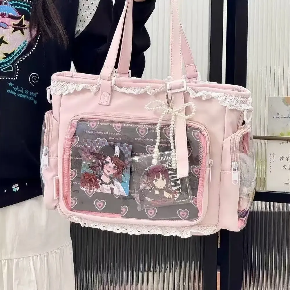 Sac bandoulière Itabag japonais bidimensionnel à motif ballerine, grand format 6