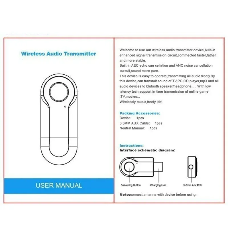 Émetteur Bluetooth prêt à l'emploi