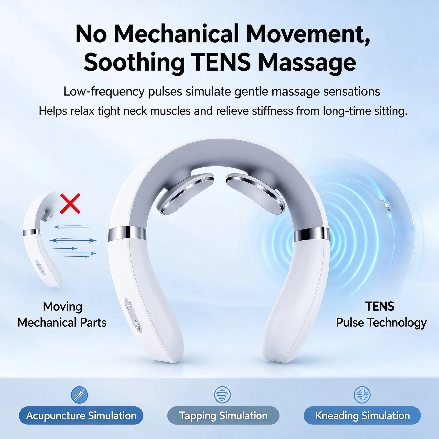 Masseur de cou et d'épaules, appareil de massage cervical portable pour un usage domestique 2