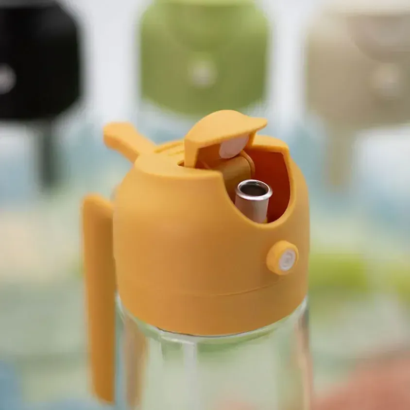 Pulvérisateur et distributeur d'huile en verre 2 en 1, 500 ml 4
