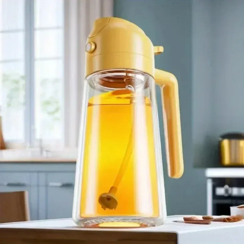 Pulvérisateur et distributeur d'huile en verre 2 en 1, 500 ml 9