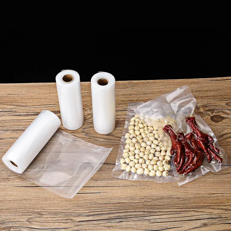 Sachets sous vide alimentaires en détail