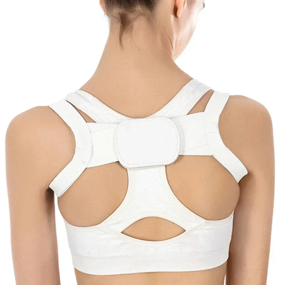 Correcteur de posture réglable pour le dos, discret, pour hommes et femmes 4