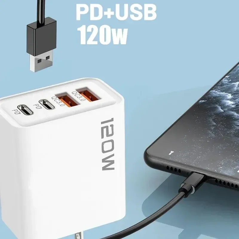 Chargeur USB-C 4 ports, finition
