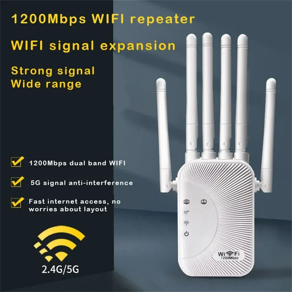 Détail du design du répéteur Wi-Fi