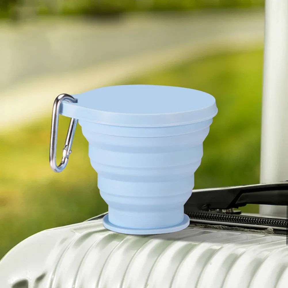 Tasse pliable en silicone, vue détaillée