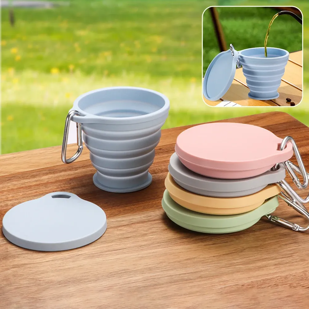 Tasse pliable en silicone, lifestyle